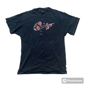Nike DNA Floral Blossom Sakura Flowers City Edition T Shirt Black Men’s Size S